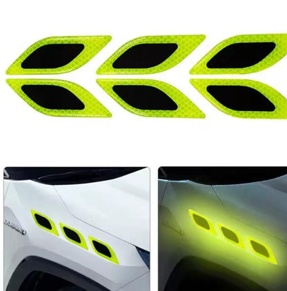 Carbon Fiber Graphic Car Reflective Sticker-Light